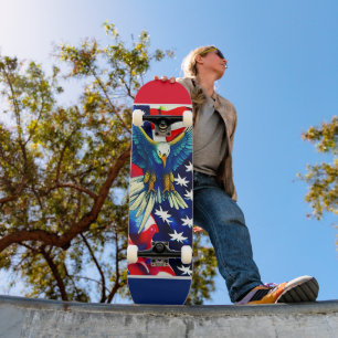 Patriotic American Eagle Persoonlijk Skateboard