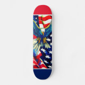 Patriotic American Eagle Persoonlijk Skateboard (Voorkant)