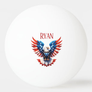 Patriotic American Eagle Pingpongbal