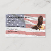 Patriotic American Eagle Thema Visitekaartje (Voorkant)