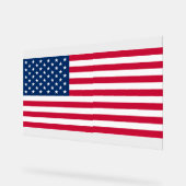 Patriotic American Flag Acrylic Sign Acryl Bord (Hoek)