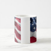 Patriotic American flag Coffee Mug Koffiemok (Center)