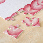 Patriotic American Flag In Watercolor Legpuzzel (Zijkant)