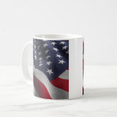 Patriotic American flag Koffiemok (Voorkant links)