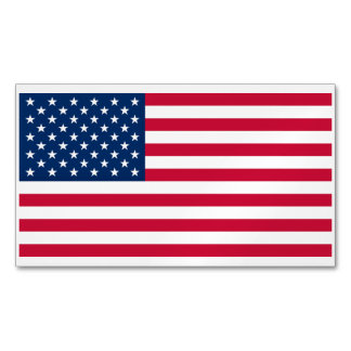 Patriotic American Flag Magnet Gift Magnetisch Visitekaartje