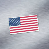 Patriotic American Flag Magnet Gift Magnetisch Visitekaartje (Voorbeeld)