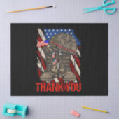Patriotic American Flag Thank You Tissuepapier (Craft)