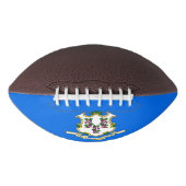 Patriotic american football with Connecticut flag (Voorkant)