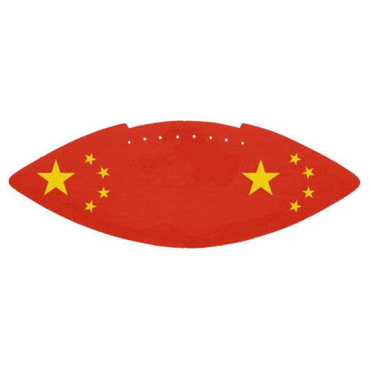 Patriotic American football with flag of China (Paneel)