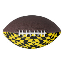 Patriotic american football with flag of Munich