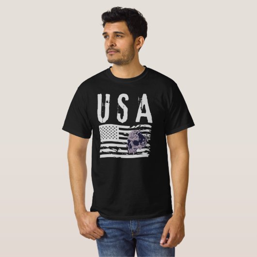Patriotic American Gothic Tee T-shirt (Voorkant volledig)