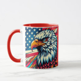   Patriotic American Mug Mok
