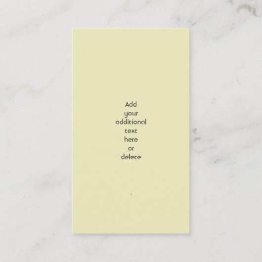 Patriotic AMERICAN Stars Flag Foto toevoegen Visitekaartje (Achterkant)