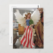 Patriotic Angel Briefkaart (Voorkant / Achterkant)