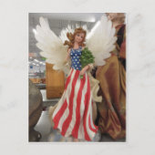 Patriotic Angel Briefkaart (Voorkant)