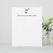 Patriotic Angel Gepersonaliseerd Briefhoofd (Staand voorkant)
