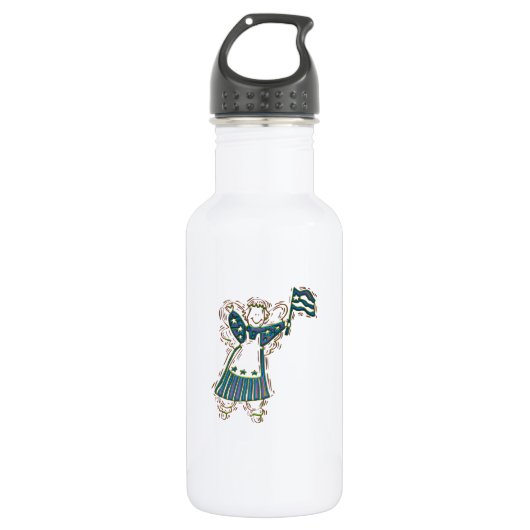 Patriotic Angel Waterfles (Voorkant)