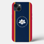 Patriotic Apple Case-Mate, Mississippi flag Case-Mate iPhone Case (Achterkant)