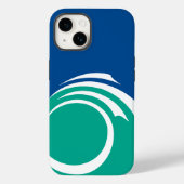 Patriotic Apple Case-Mate, Ottawa Flag Case-Mate iPhone Case (Achterkant)