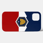 Patriotic Apple Case-Mate, Utah flag Case-Mate iPhone Case (Achterkant (horizontaal))