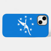 Patriotic Apple Hoesje-Mate, Corpus Christi Case-Mate iPhone Case (Achterkant (horizontaal))