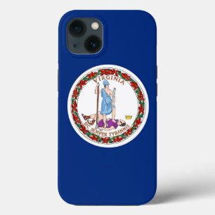 Patriotic Apple Hoesje-Mate, Virginia flag Case-Mate iPhone Case