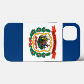 Patriotic Apple Hoesje-Mate, West Virginia flag Case-Mate iPhone Case (Achterkant (horizontaal))