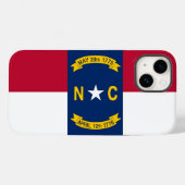 Patriotic Apple iPhone 14, North Carolina Case-Mate iPhone Case (Achterkant (horizontaal))