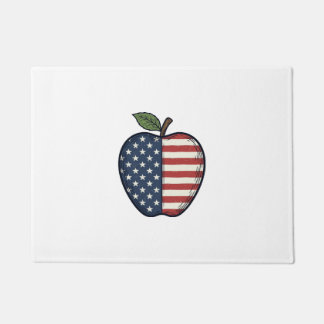 Patriotic Apple Vintage Engraving Vector Design_1 Deurmat