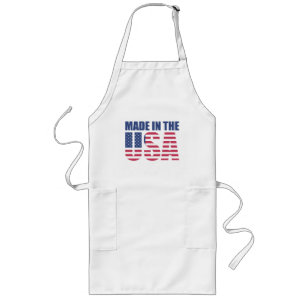 Patriotic Apron Lang Schort