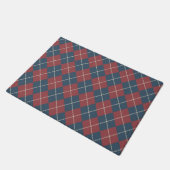 Patriotic Argyle Doormat Deurmat (Schuin)