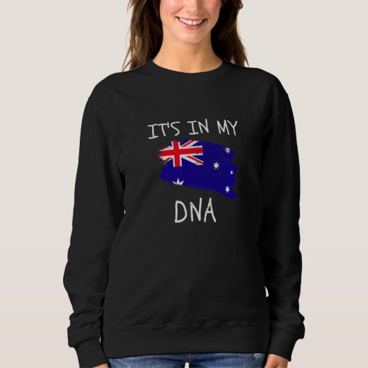 Patriotic Australian Pride It's in my DNA Australi Trui (Voorkant)