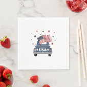 Patriotic Baby Shower Invitation Servet (Insitu)