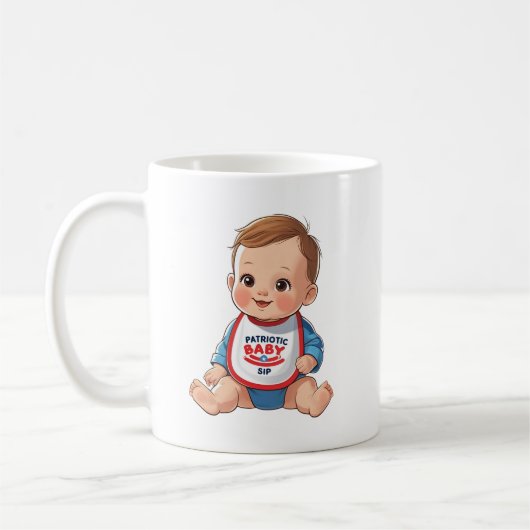 Patriotic Baby Sip Mug Koffiemok (Links)