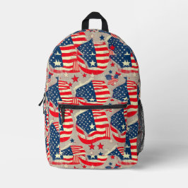 Patriotic Backpack 4  Bedrukte Rugzak