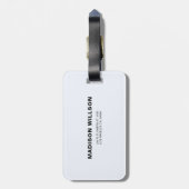 Patriotic Bald Eagle Bagagelabel (Achterkant verticaal)