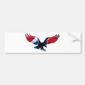 Patriotic Bald Eagle Bumpersticker (Voorkant)