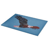 Patriotic Bald Eagle Flag Cutting Board Snijplank (Hoek)