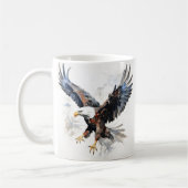 Patriotic Bald Eagle Koffiemok (Links)