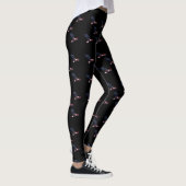 Patriotic Bald Eagle Leggings (Rechts)