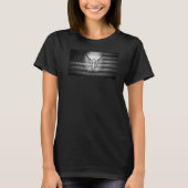 Patriotic Bald Eagle Mullet Verenigde Staten Ameri T-shirt (Voorkant)
