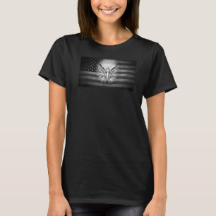 Patriotic Bald Eagle Mullet Verenigde Staten Ameri T-shirt