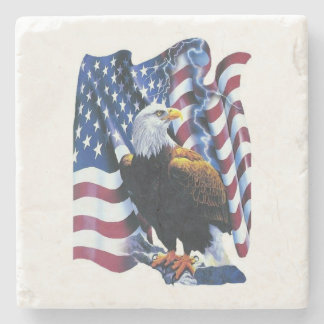 Patriotic Bald Eagle Onderzetter