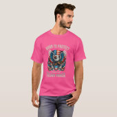 Patriotic Bald Eagle Shield - Amerikaanse trots T-shirt (Voorkant volledig)