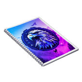 Patriotic Bald Eagle Spiral Notitieboek (Rechterzijde)