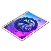 Patriotic Bald Eagle Spiral Notitieboek (Linkerzijde)