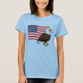 Patriotic Bald Eagle T-shirt (Voorkant)