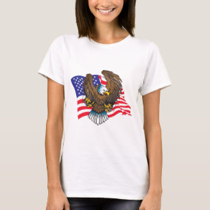 Patriotic Bald Eagle T-shirt