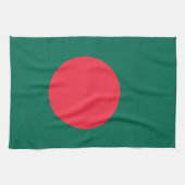 Patriotic Bangladesh Flag Kitchen Towel Theedoek (Horizontaal)