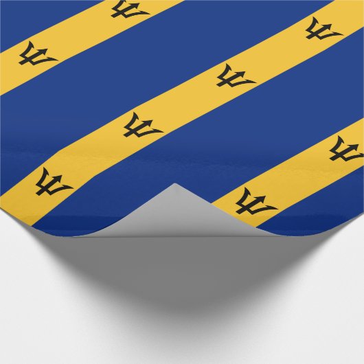 Patriotic Barbados Flag Cadeaupapier